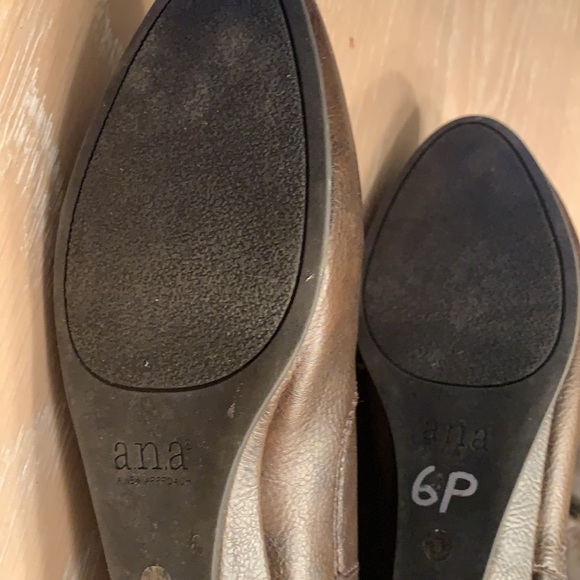 A.N.A. Brown knee high boots man made min wear 9.5 - Picture 4 of 7